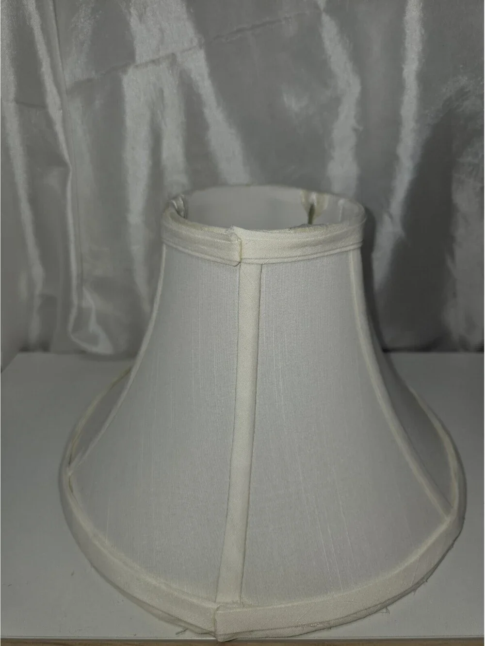 Bell-Shaped Lamp Shade Egg Shell Ivory Color With Uno Fitter 10
